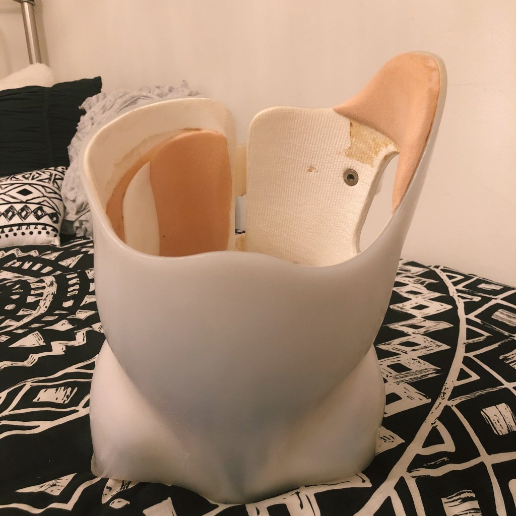 Back brace front view